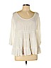 Japna 100% Viscose White 3/4 Sleeve Blouse Size L - photo 1