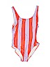 Solid & Striped Purple One Piece Swimsuit Size M - photo 1