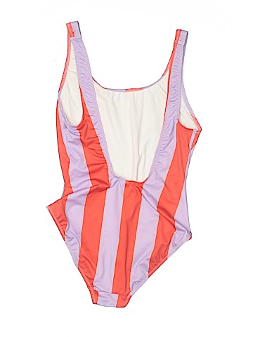 Solid & Striped One Piece Swimsuit (view 2)