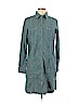 Brooks Brothers 100% Cotton Blue Casual Dress Size 12 - photo 1