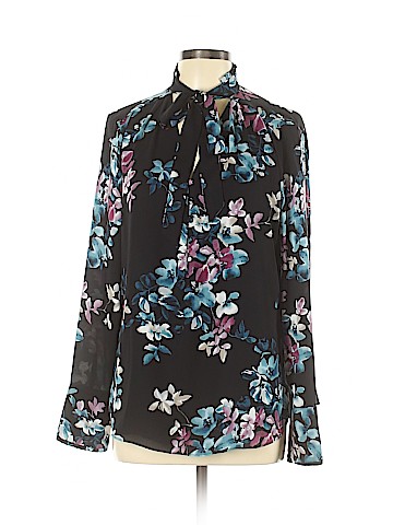 White House Black Market Long Sleeve Blouse (view 1)