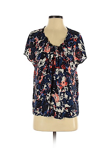 Joie Short Sleeve Silk Top (view 1)