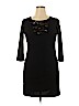 Vince Camuto Black Casual Dress Size 10 - photo 1