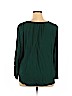 Old Navy 100% Rayon Green Long Sleeve Blouse Size XL - photo 2