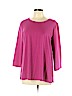 Croft & Barrow 100% Cotton Pink 3/4 Sleeve Top Size XL - photo 1