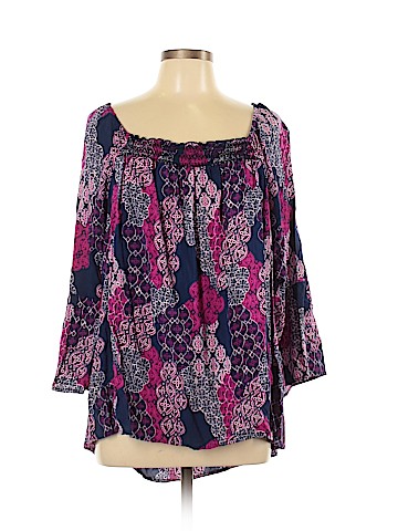 New Directions 3/4 Sleeve Blouse (view 1)