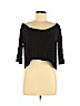 TOBI Black 3/4 Sleeve T-Shirt Size M - photo 1