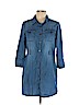 Ci Sono 100% Cotton Blue Casual Dress Size L - photo 1