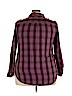Mossimo Supply Co. 100% Rayon Purple Long Sleeve Button-Down Shirt Size XXL - photo 2