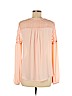 Les Amis 100% Polyester Pink Long Sleeve Blouse Size M - photo 2