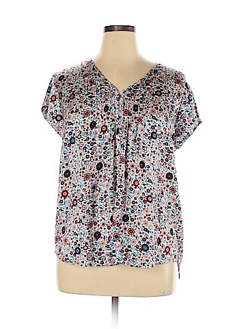 Liz Claiborne Short Sleeve Blouse (view 1)
