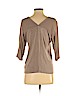 Dolan 100% Viscose Tan 3/4 Sleeve Top Size XS - photo 2