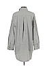 J. McLaughlin 100% Cotton Gray Casual Dress Size L - photo 2