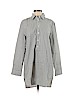 J. McLaughlin 100% Cotton Gray Casual Dress Size L - photo 1