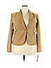 Merona 100% Polyester Tan Blazer Size 16 - photo 1