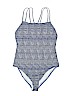 Ann Taylor LOFT Blue One Piece Swimsuit Size 16 - photo 1