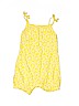 Carter's 100% Cotton Print Yellow Romper 6-9 MO / 9 MO - photo 2