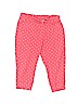 Carter's 100% Cotton Polka Dots Pink Sweatpants 6-9 MO / 9 MO - photo 1