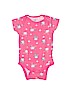 Onesies 100% Cotton Pink Short Sleeve Onesie 9-12 MO / 12 MO - photo 1