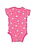 Onesies 100% Cotton Pink Short Sleeve Onesie 9-12 MO / 12 MO - photo 2