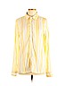 Maurices 100% Rayon Yellow Long Sleeve Button-Down Shirt Size L - photo 1