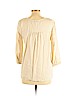 Stevie Hender 100% Cotton Tan Long Sleeve Blouse Size L - photo 2