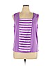 Bob Mackie Purple Sleeveless Top Size XL - photo 1