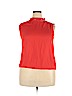 Unbranded 100% Polyester Red Sleeveless Blouse Size 2X - photo 1