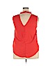 Unbranded 100% Polyester Red Sleeveless Blouse Size 2X - photo 2