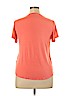 Croft & Barrow 100% Cotton Orange Short Sleeve Blouse Size L - photo 2