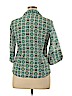 Ann Taylor LOFT Outlet Green 3/4 Sleeve Button-Down Shirt Size 12 - photo 2