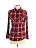 Ci Sono Red Long Sleeve Button-Down Shirt Size L - photo 1