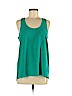 Forever 21 100% Polyester Green Sleeveless Blouse Size M - photo 1