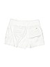 White House Black Market 100% Cotton White Shorts Size 8 - photo 2
