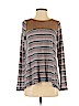 Bo Bel Brown Long Sleeve Top Size S - photo 1