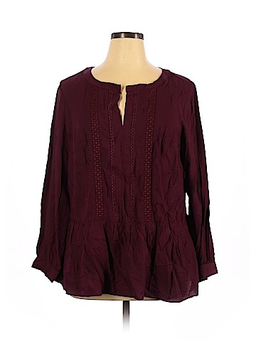 Ann Taylor LOFT Long Sleeve Blouse (view 1)
