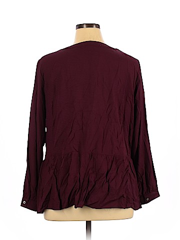 Ann Taylor LOFT Long Sleeve Blouse (view 2)