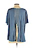 Wild Pearl Blue Short Sleeve Top Size S - photo 2