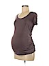 Liz Lange Maternity Brown Short Sleeve T-Shirt Size M - photo 1