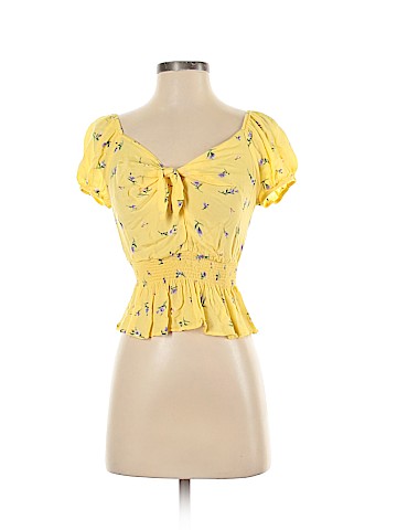 Papaya Short Sleeve Blouse (view 1)