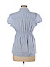 Motherhood Blue Short Sleeve Button-Down Shirt Size M - photo 2