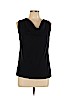 Ann Taylor Factory Black Sleeveless Top Size L (petite) - photo 1