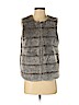 Joie Gray Faux Fur Vest Size XS - photo 1