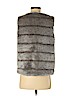 Joie Gray Faux Fur Vest Size XS - photo 2