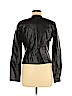 New Look 100% Polyurethane Black Faux Leather Jacket Size M - photo 2