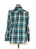 Faded Glory 100% Cotton Blue Long Sleeve Button-Down Shirt Size XL - photo 2