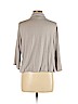 Assorted Brands Tan 3/4 Sleeve Top Size L - photo 2