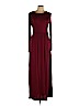 Unbranded Burgundy Casual Dress Size L - photo 1