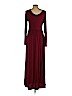 Unbranded Burgundy Casual Dress Size L - photo 2