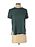 Ann Taylor LOFT 100% Polyester Teal Short Sleeve Blouse Size XS (petite) - photo 1